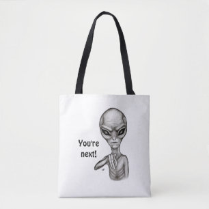 Bolso De Tela ¡Mala Alien, eres la siguiente!