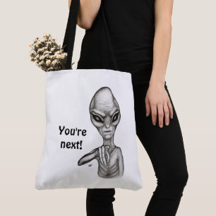 Bolso De Tela ¡Mala Alien, eres la siguiente!