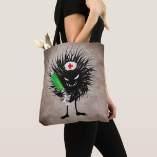 Bolso De Tela Mala enfermera arte monstruo - Personalizado gótic