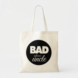 Bolso De Tela mala influencia tío, tío gracioso diciendo