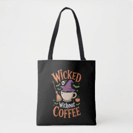 Bolso De Tela Mala sin café divertido sombrero de bruja Hallowee