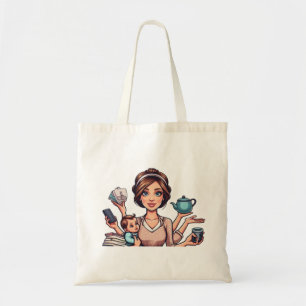 Bolso De Tela Malabarido humor de mamá ocupada