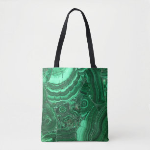Bolso De Tela Malaquita