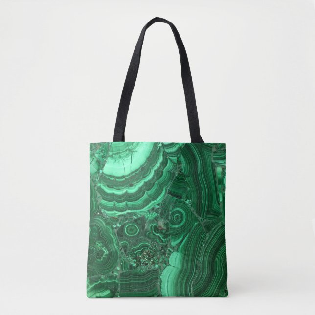 Bolso De Tela Malaquita (Anverso)