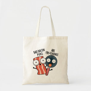 Bolso De Tela Malas puntas de tocino son picaduras de comida div