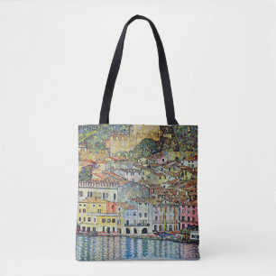 Bolso De Tela Malcesine en el lago de Garda de Gustav Klimt