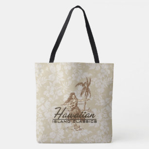 Bolso De Tela Maletín de playa Hula Hibiscus Island