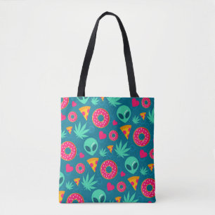 Bolso De Tela Maleza, extranjeros, comida chatarra