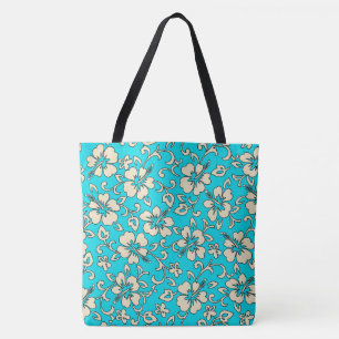 Bolso De Tela Malia Hawaiano Hibiscus Floral Beach Bag