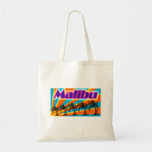 Bolso De Tela Malibu 5 Palm Trees Bag