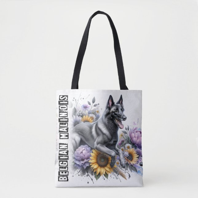 Bolso De Tela Malinois belga (Anverso)