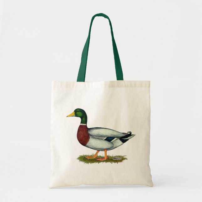 Bolso De Tela Mallard Duck Drake (Frente)
