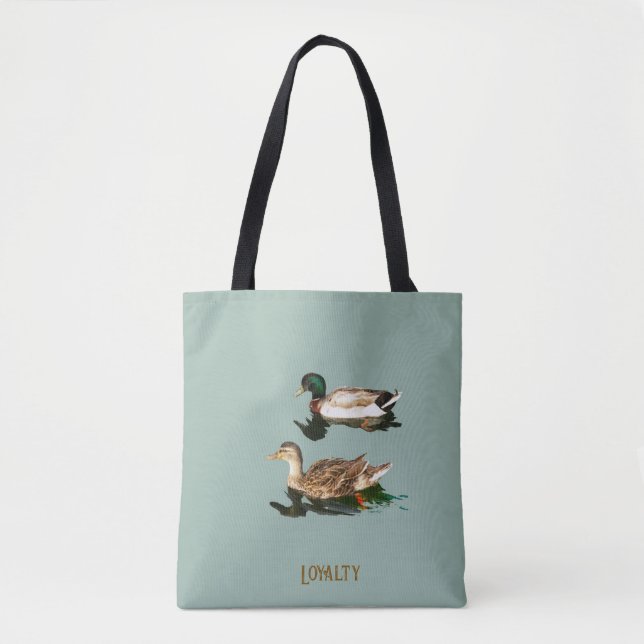 Bolso De Tela Mallas de los Ducks (Anverso)