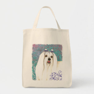 Bolso De Tela Maltés elegante