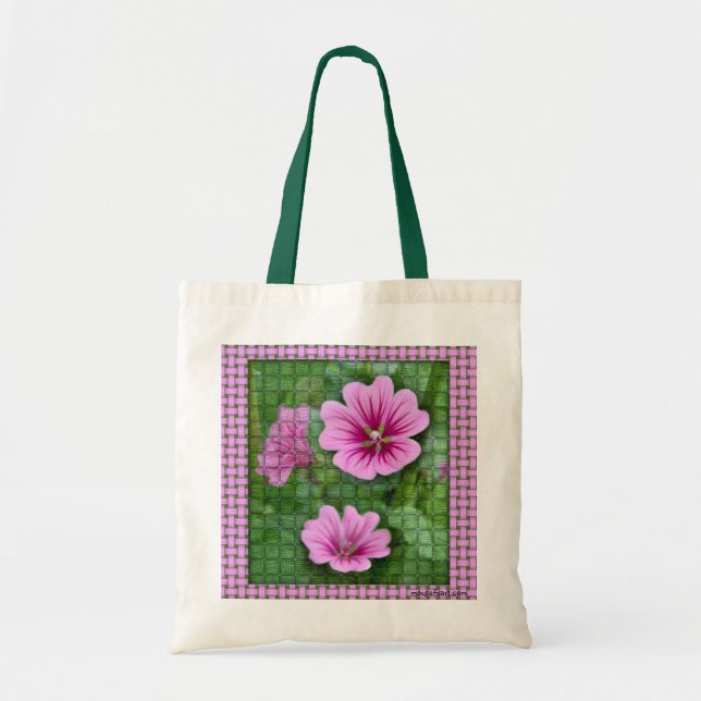 Bolso De Tela Malva Tote Bag (Frente)
