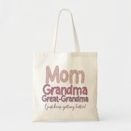 Bolso De Tela Mamá-Abuela-Gran Abuela