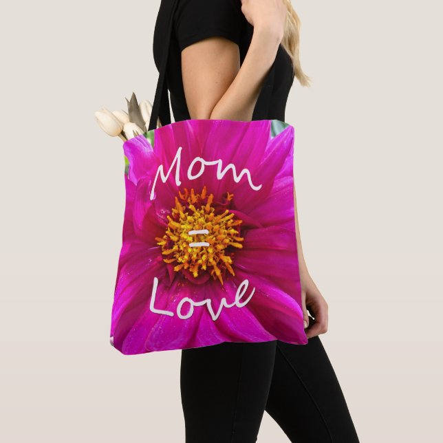 Bolso De Tela Mamá = Amor (Detalle)