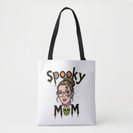 Bolso De Tela Mamá Bruja Divertida de Halloween Espeluznante