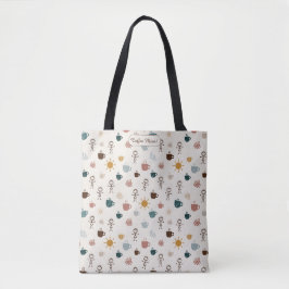 Bolso De Tela Mamá Café Alegre Personalizado