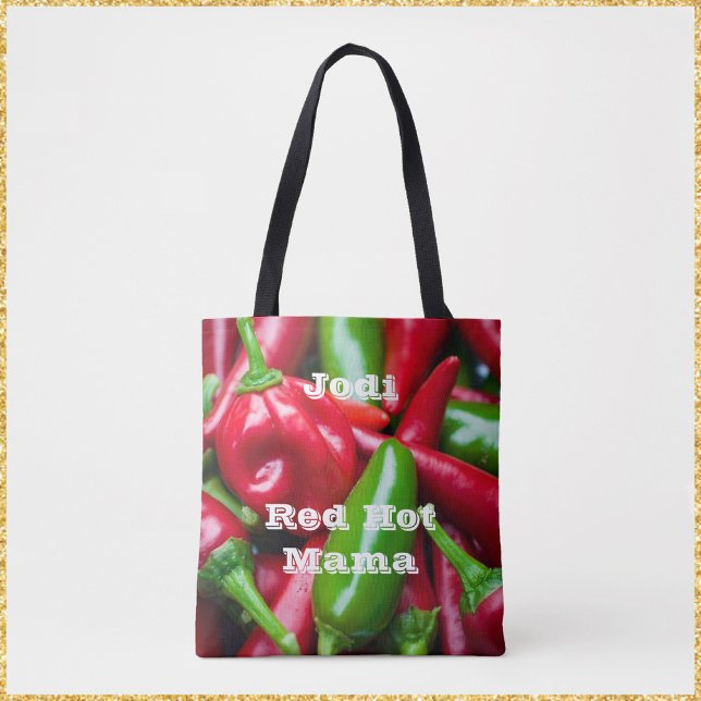 Bolso De Tela Mamá caliente roja (Subido por el creador)