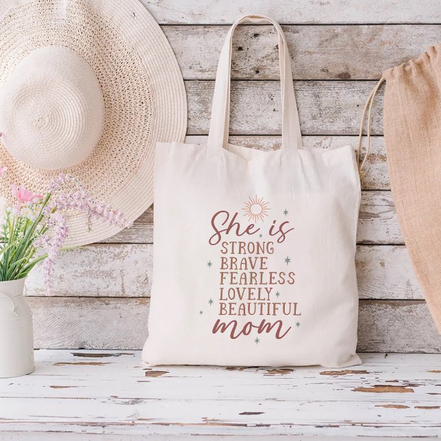 Bolso De Tela Mamá cita inspiración (Subido por el creador)