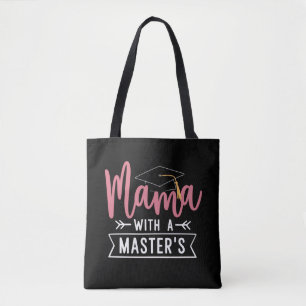 Bolso De Tela Mamá con Maestría MBA Graduación de Maestría