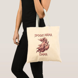 Bolso De Tela Mama Coquette Fantasma Rosa Espeluznante Personali