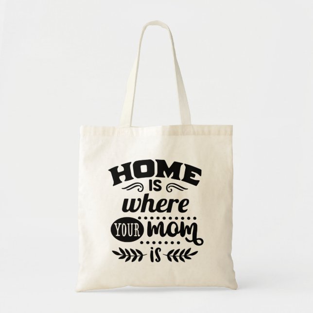 Bolso De Tela Mamá de casa (Frente)