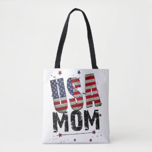 Bolso De Tela Mamá de Estados Unidos