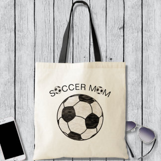 Bolso De Tela Mamá de Fútbol