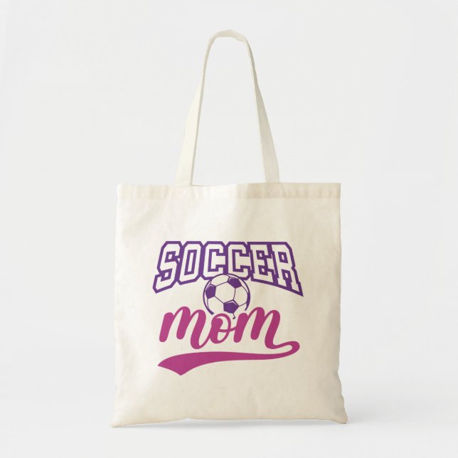 Bolso De Tela Mamá de fútbol (Frente)