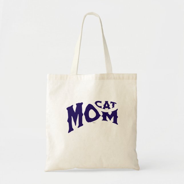 Bolso De Tela Mamá de gato (Frente)
