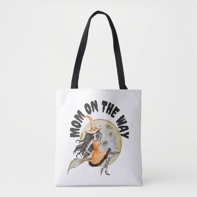 Bolso De Tela Mamá de Halloween (Anverso)