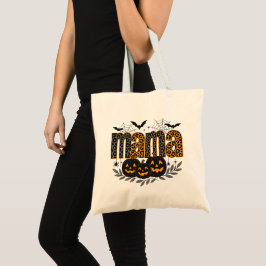 Bolso De Tela Mama de Halloween Personalizada – Lindo Espeluznan