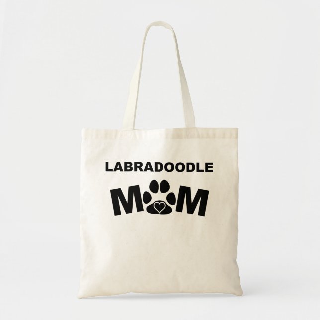 Bolso De Tela Mamá de Labradoodle (Frente)