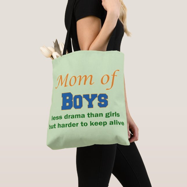 Bolso De Tela Mamá de los chicos (Detalle)