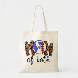 Bolso De Tela Mamá De Los Dos Voleibol De Béisbol, Voleibol De