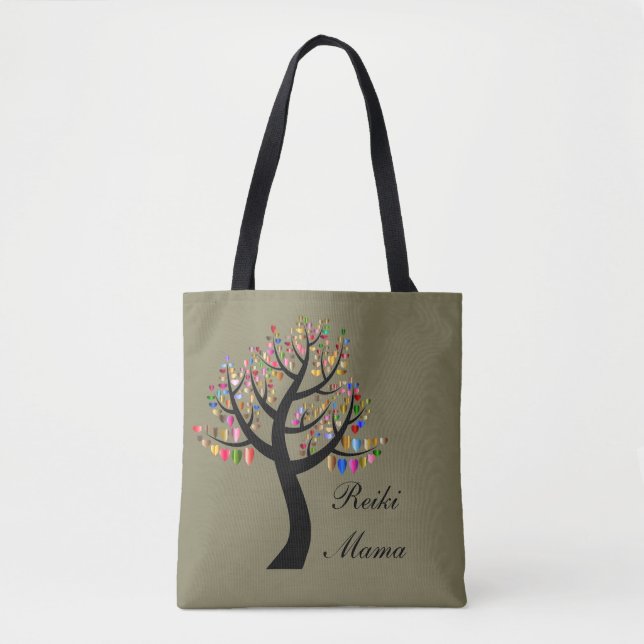 Bolso De Tela Mamá de Reiki (Anverso)
