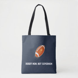 Bolso De Tela "Mamá de rugby, no supermamá" AMOR DE RUGBY