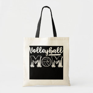 Bolso De Tela Mamá de voleibol, divertida abuela, mamá Día de la