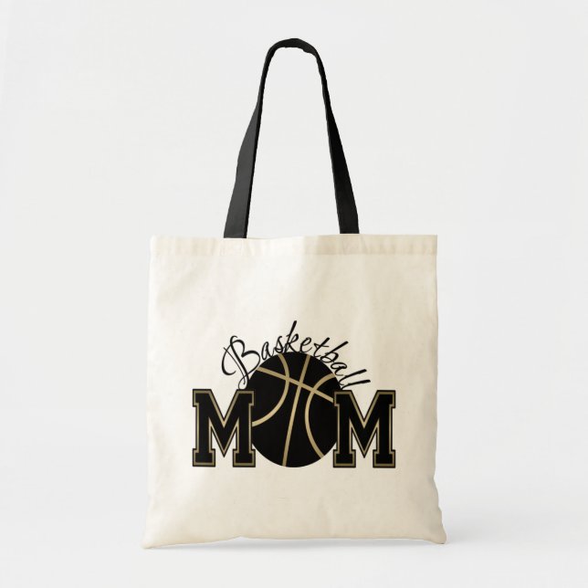 Bolso De Tela Mamá del baloncesto (Frente)