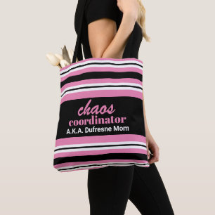 Bolso De Tela Mamá del coordinador del caos A.K.A. personalizada