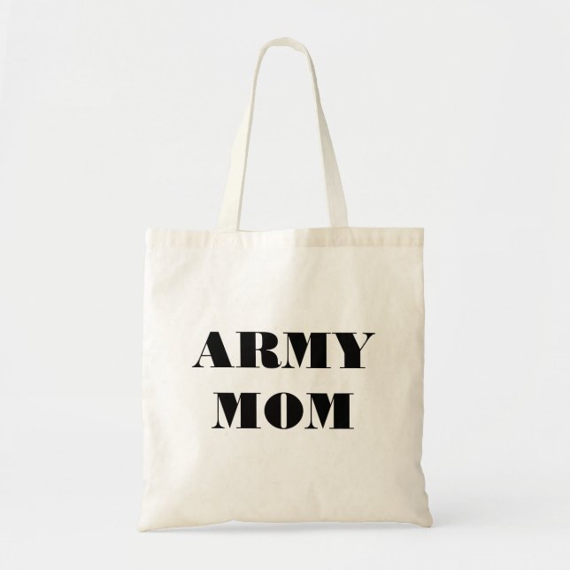 Bolso De Tela Mamá del ejército de carteras (Frente)