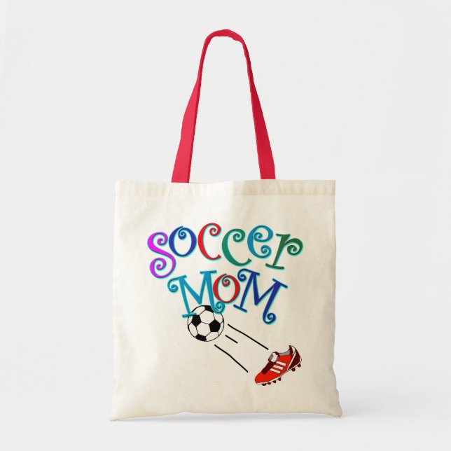 Bolso De Tela Mamá del fútbol (Frente)
