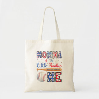 Bolso De Tela Mamá del pequeño novato de béisbol 1er