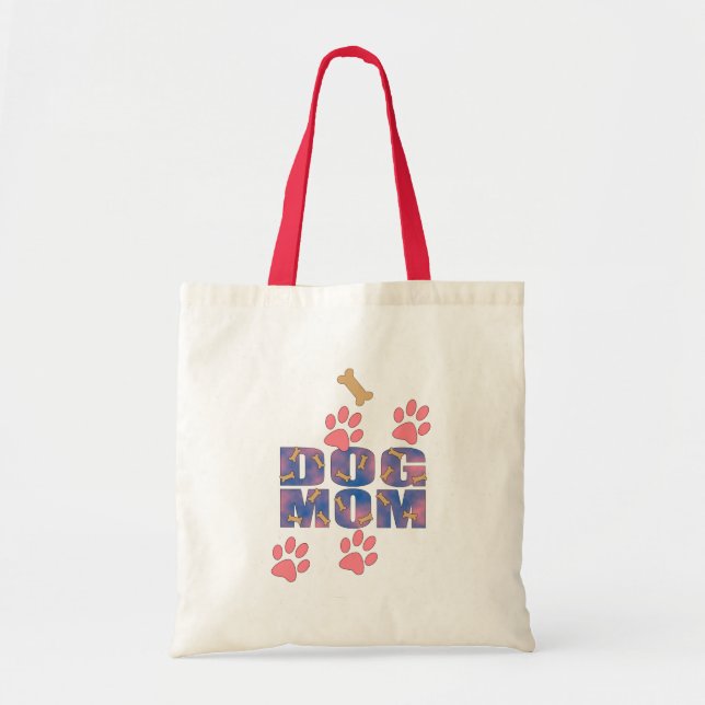 BOLSO DE TELA MAMÁ DEL PERRO (Frente)