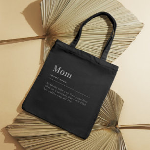 Bolso De Tela Mamá divertida definición Tote bag