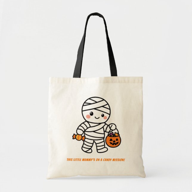 Bolso De Tela Mamá en una misión de dulces (Frente)