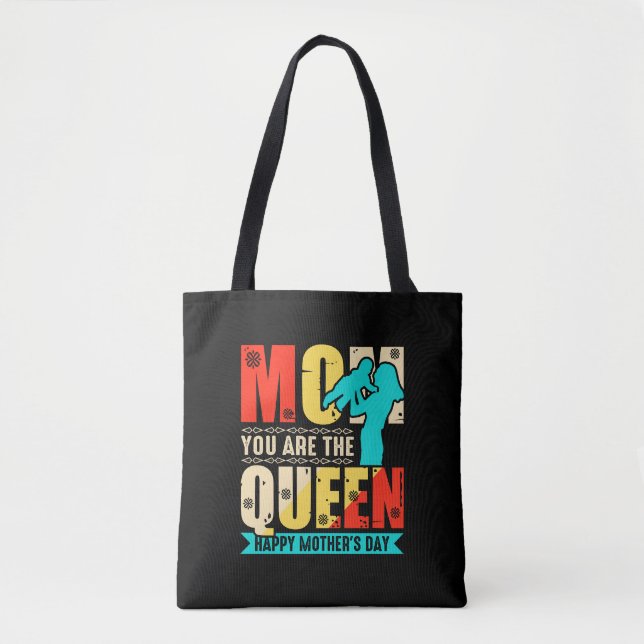 Bolso De Tela Mamá, Eres La Reina-67761 (Anverso)
