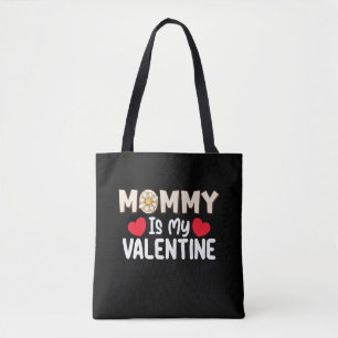 Bolso De Tela Mamá es mi día de San Valentín Mamá Familia Hijo H